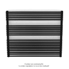 Acova - Kéva Spa MX  non cintré, régul.IHD, Jet Black, 778W + 600W , H 835 mm / L 900 mm