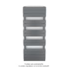 Acova - Régate MX, régulation IHD, Anthracite, 583W + 600W, H 1314 mm / L 500 mm