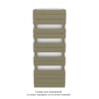 Acova - Régate MX, régulation IHD, YelloW Grey, 583W + 600W, H 1314 mm / L 500 mm
