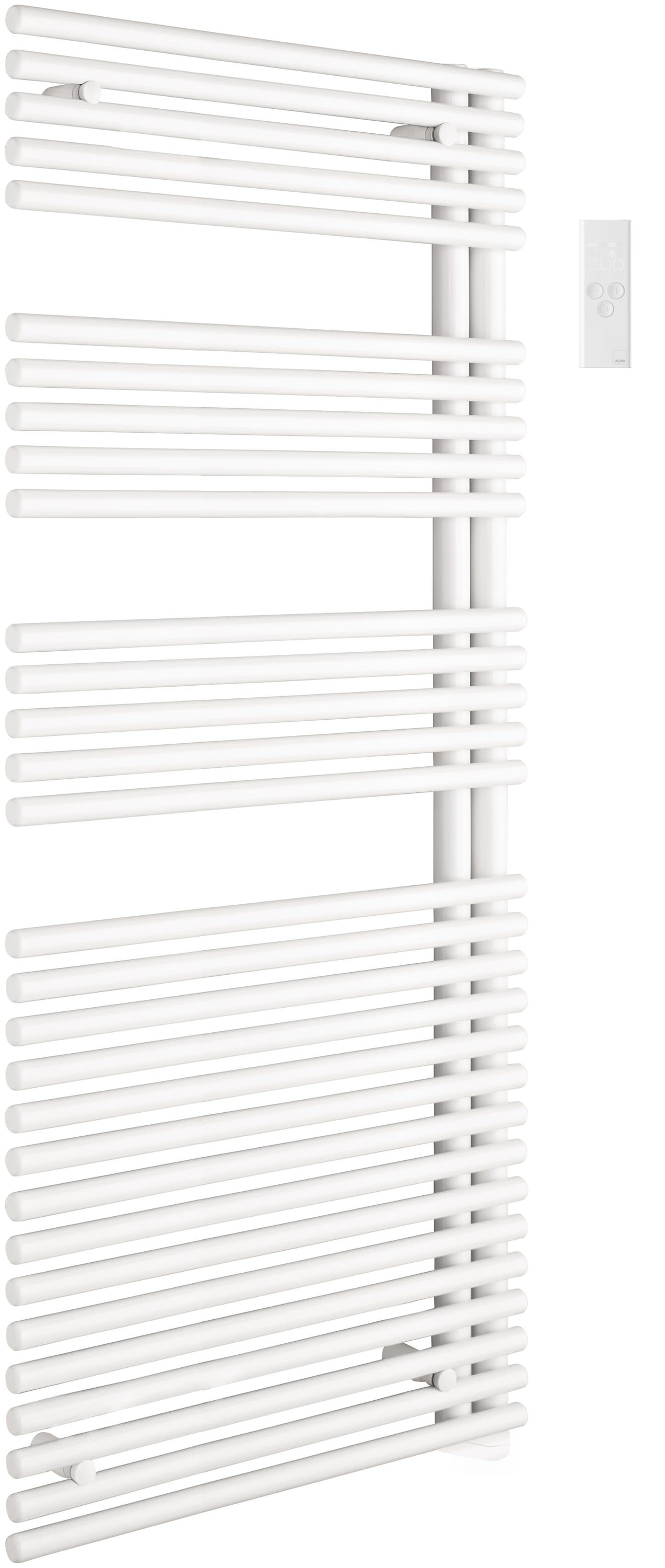 Acova - Cala Asymétrique EL droite, régul.IHD, Blanc RAL 9016, 750W, H1516 mm / L496 mm