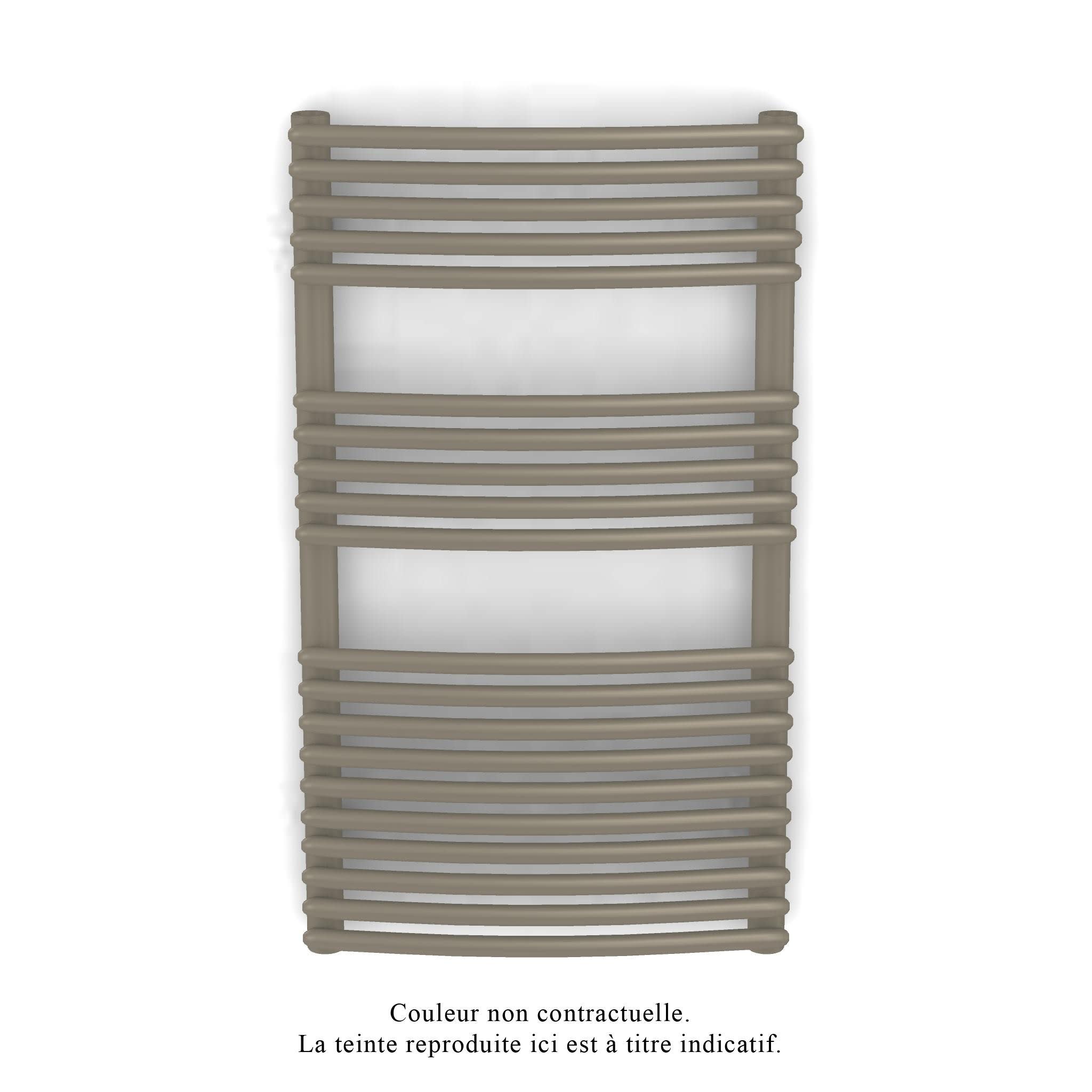 Acova - Kéva Spa EC cintré, Concrete Grey 0265, 462W, H 860 mm / L 500 mm