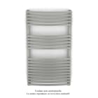 Acova - Kéva Spa EC cintré, Inox Look 0332, 462W, H 860 mm / L 500 mm