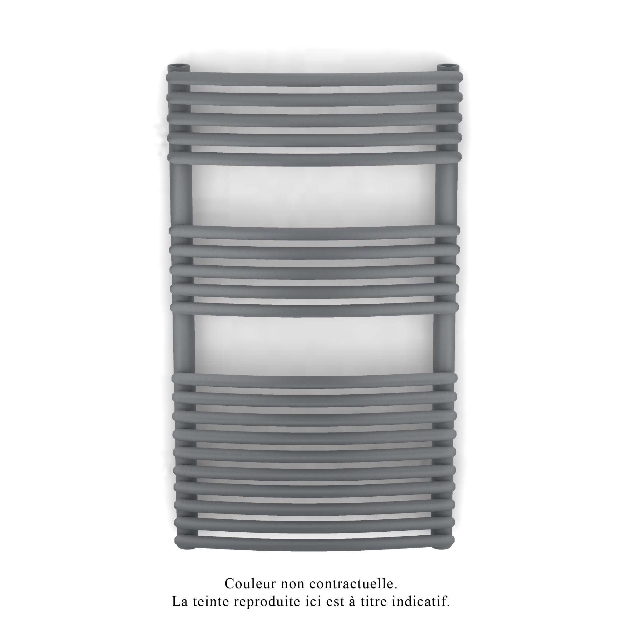 Acova - Kéva Spa EC cintré, Anthracite 0346, 462W, H 860 mm / L 500 mm