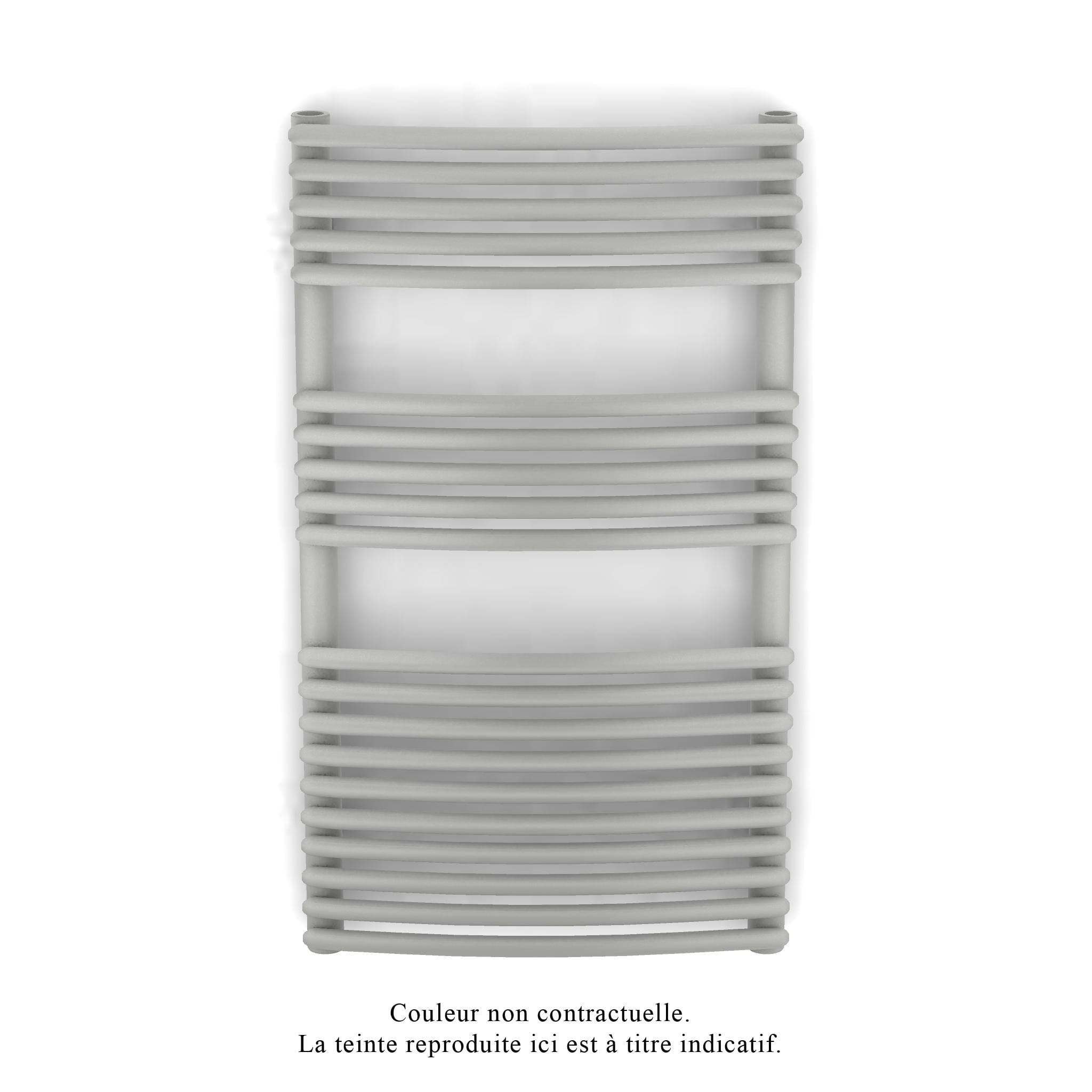 Acova - Kéva Spa EC cintré, White Aluminium 9006, 462W, H 860 mm / L 500 mm