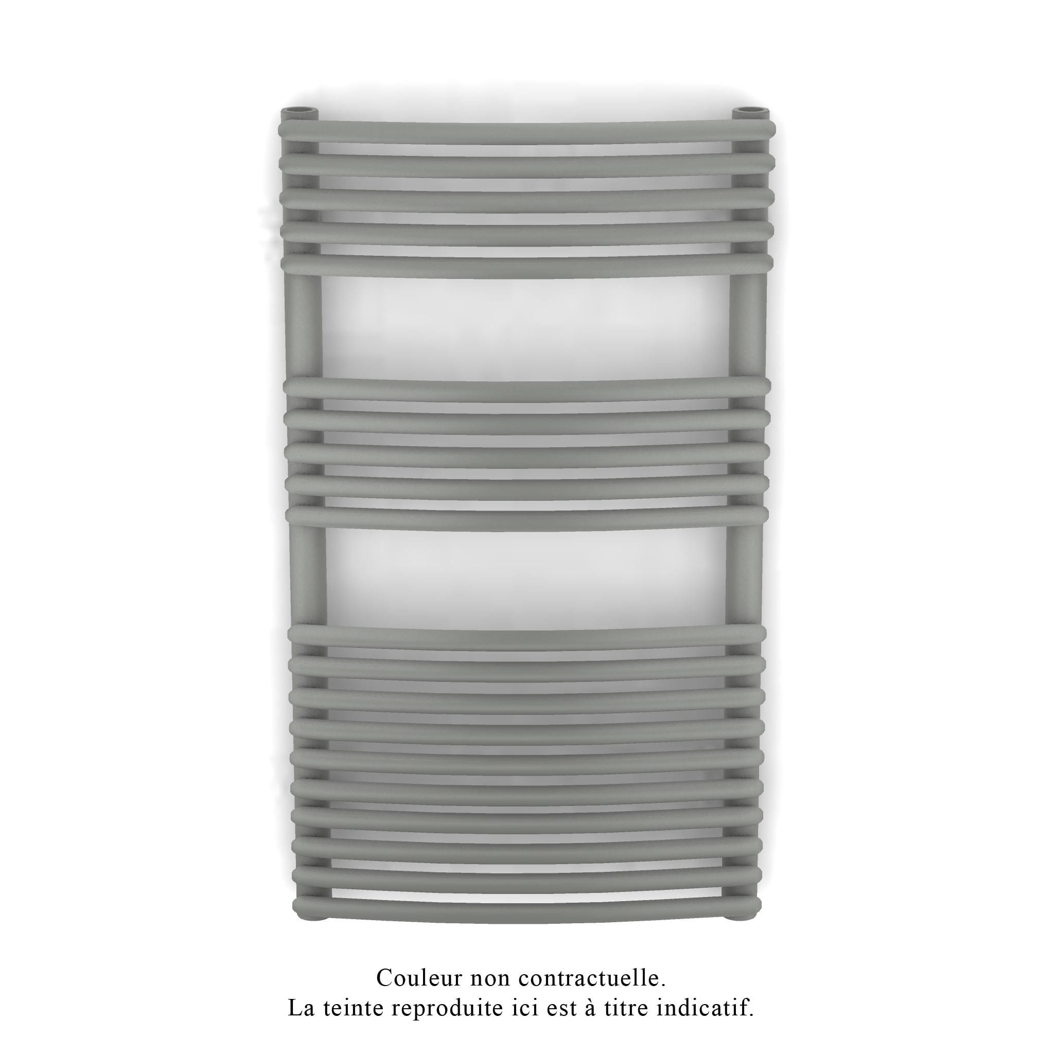 Acova - Kéva Spa EC cintré, Grey Aluminium 9007, 462W, H 860 mm / L 500 mm