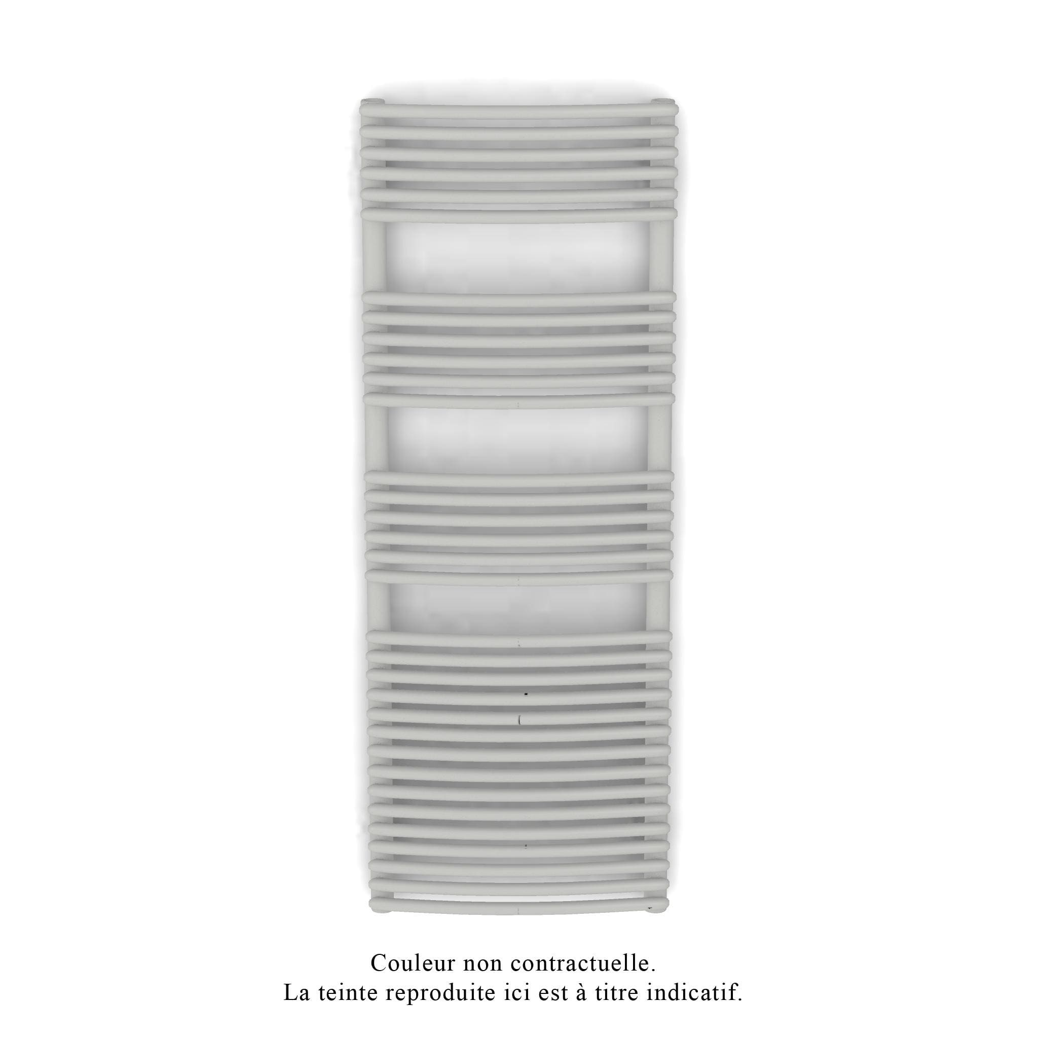 Acova - Kéva Spa EC cintré, Light Grey 0262, 708W, H 1355 mm / L 500 mm