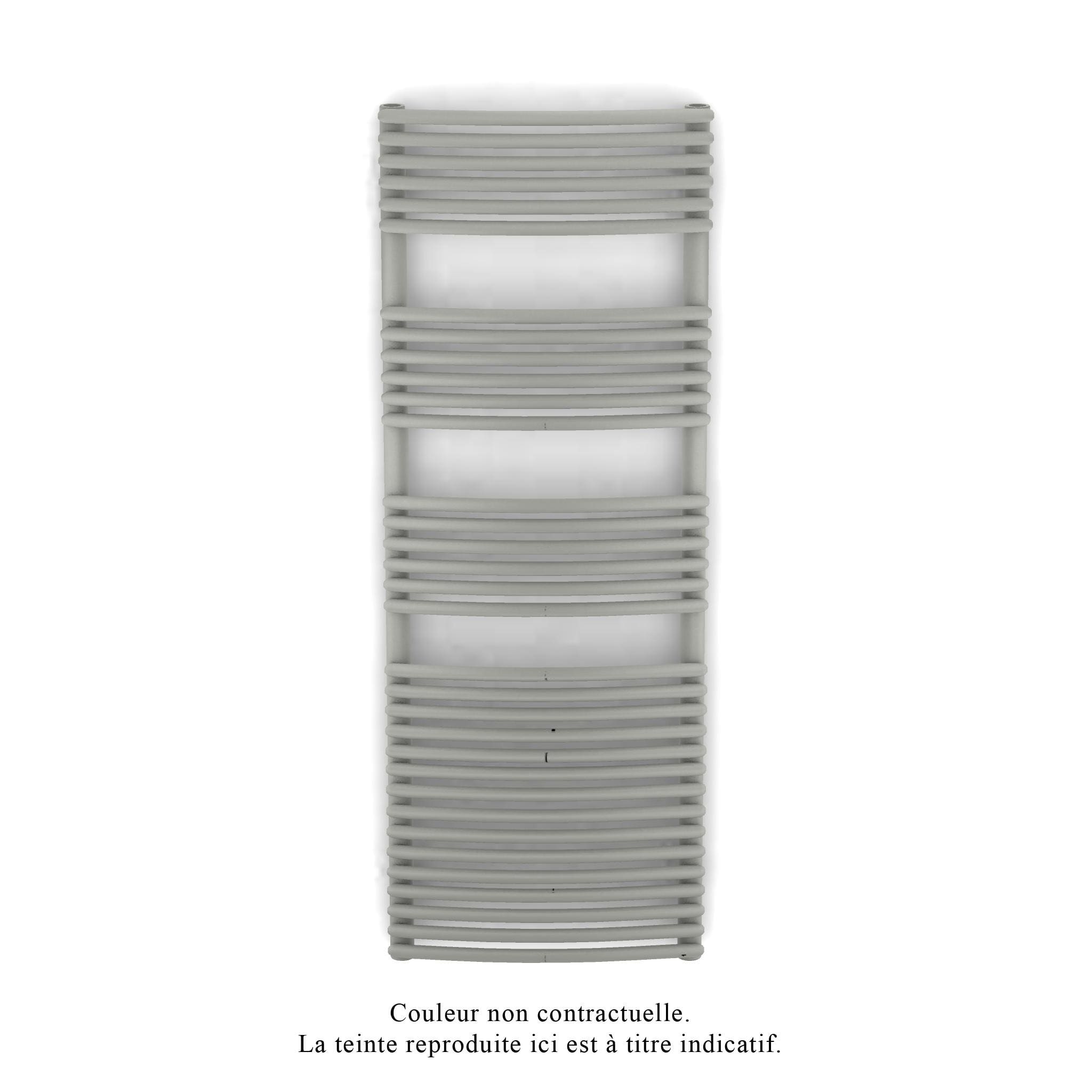 Acova - Kéva Spa EC cintré, Inox Look 0332, 708W, H 1355 mm / L 500 mm