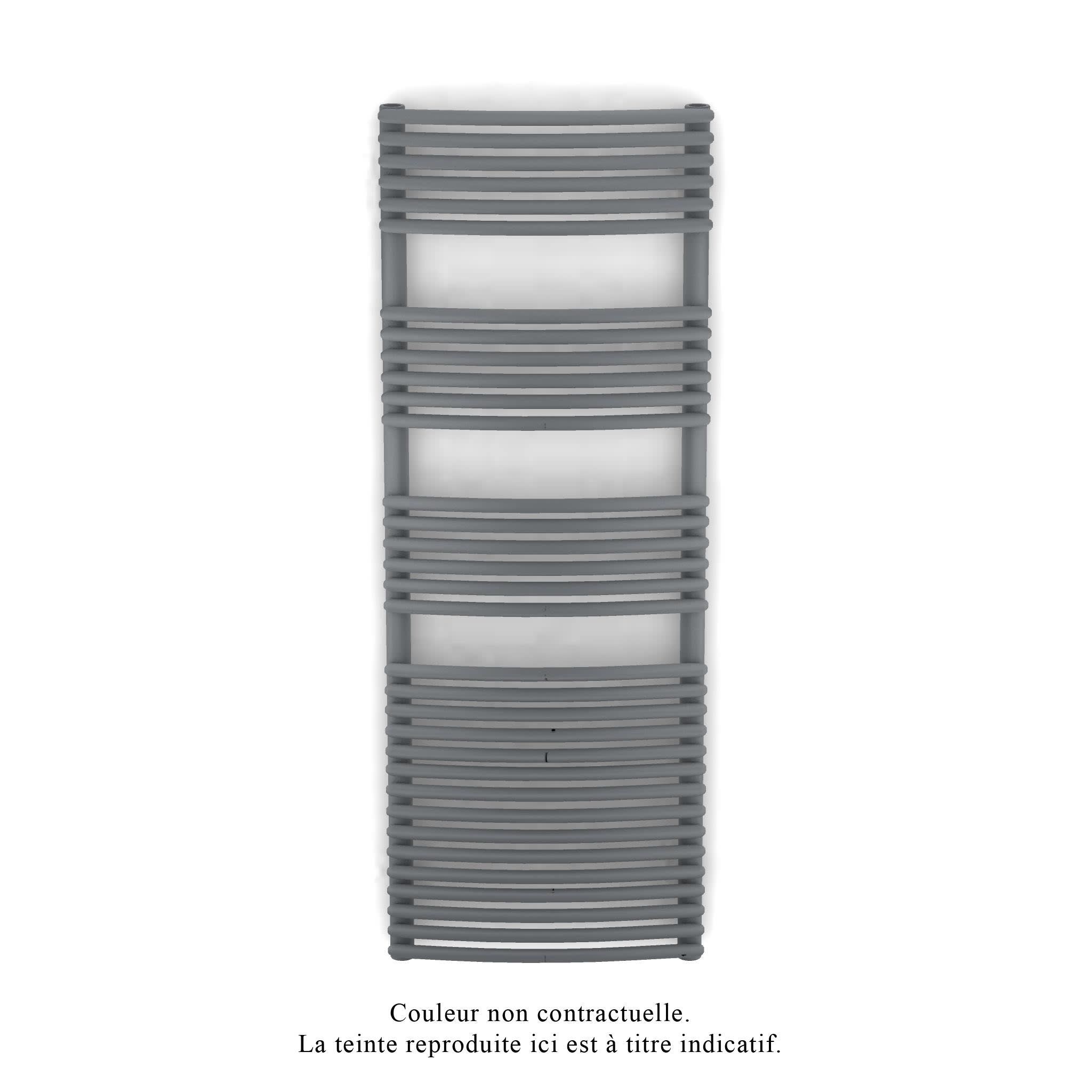 Acova - Kéva Spa EC cintré, Anthracite 0346, 708W, H 1355 mm / L 500 mm