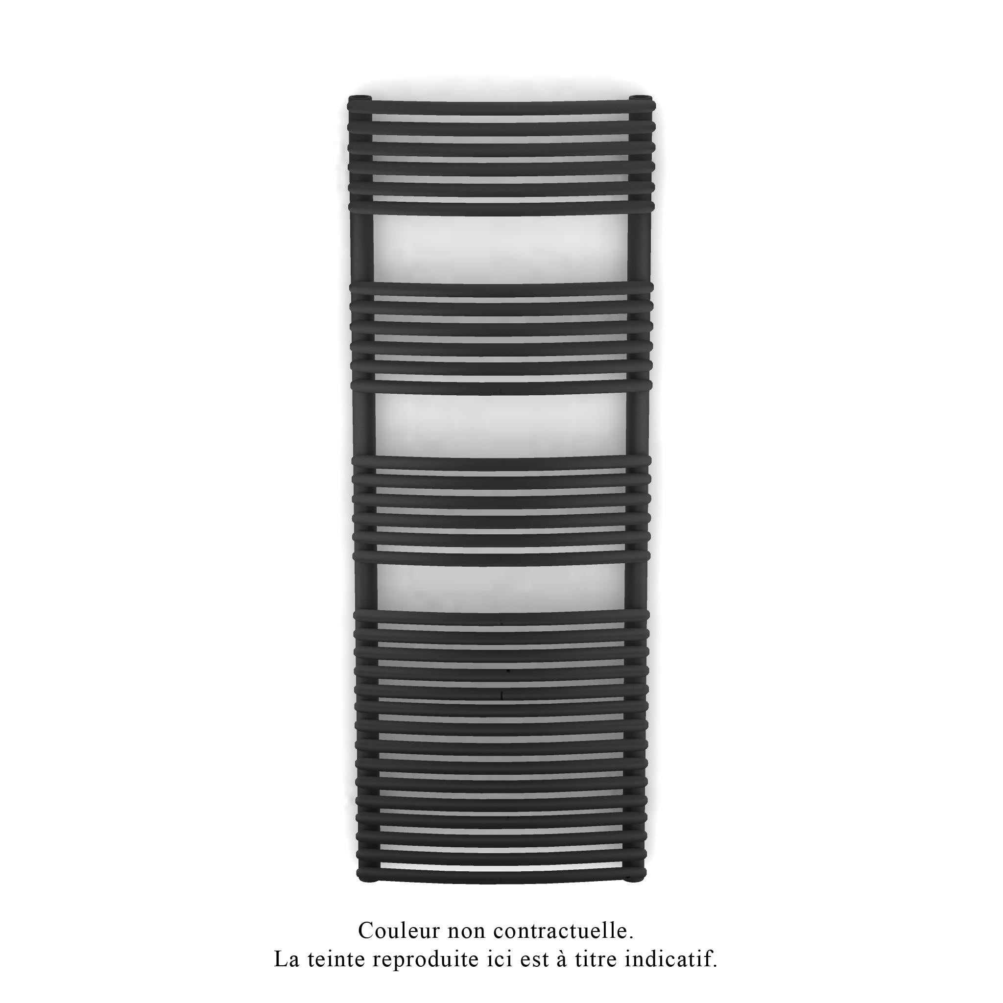 Acova - Kéva Spa EC cintré, Black Quartz 0550, 708W, H 1355 mm / L 500 mm