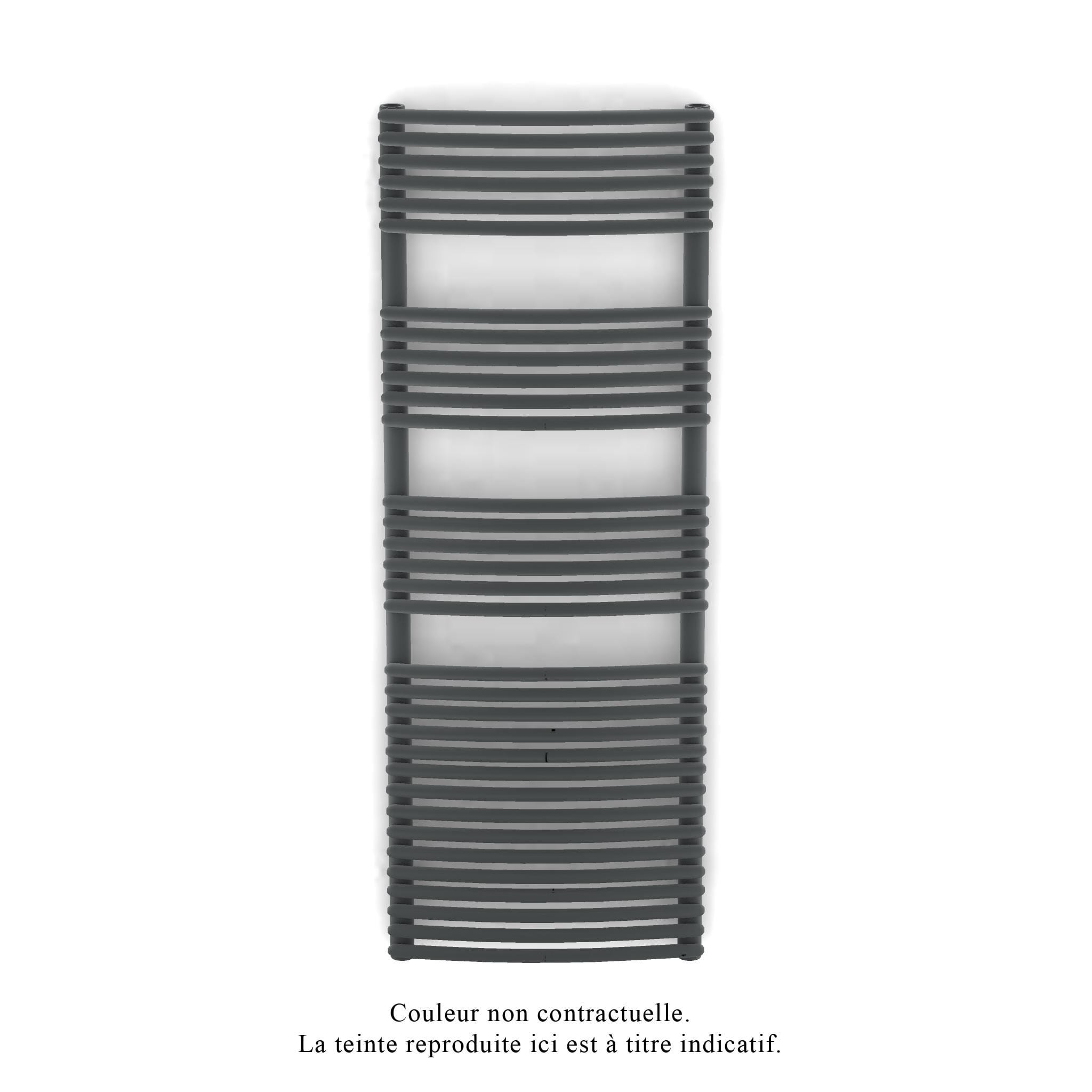 Acova - Kéva Spa EC cintré, Black Matt 0557, 708W, H 1355 mm / L 500 mm