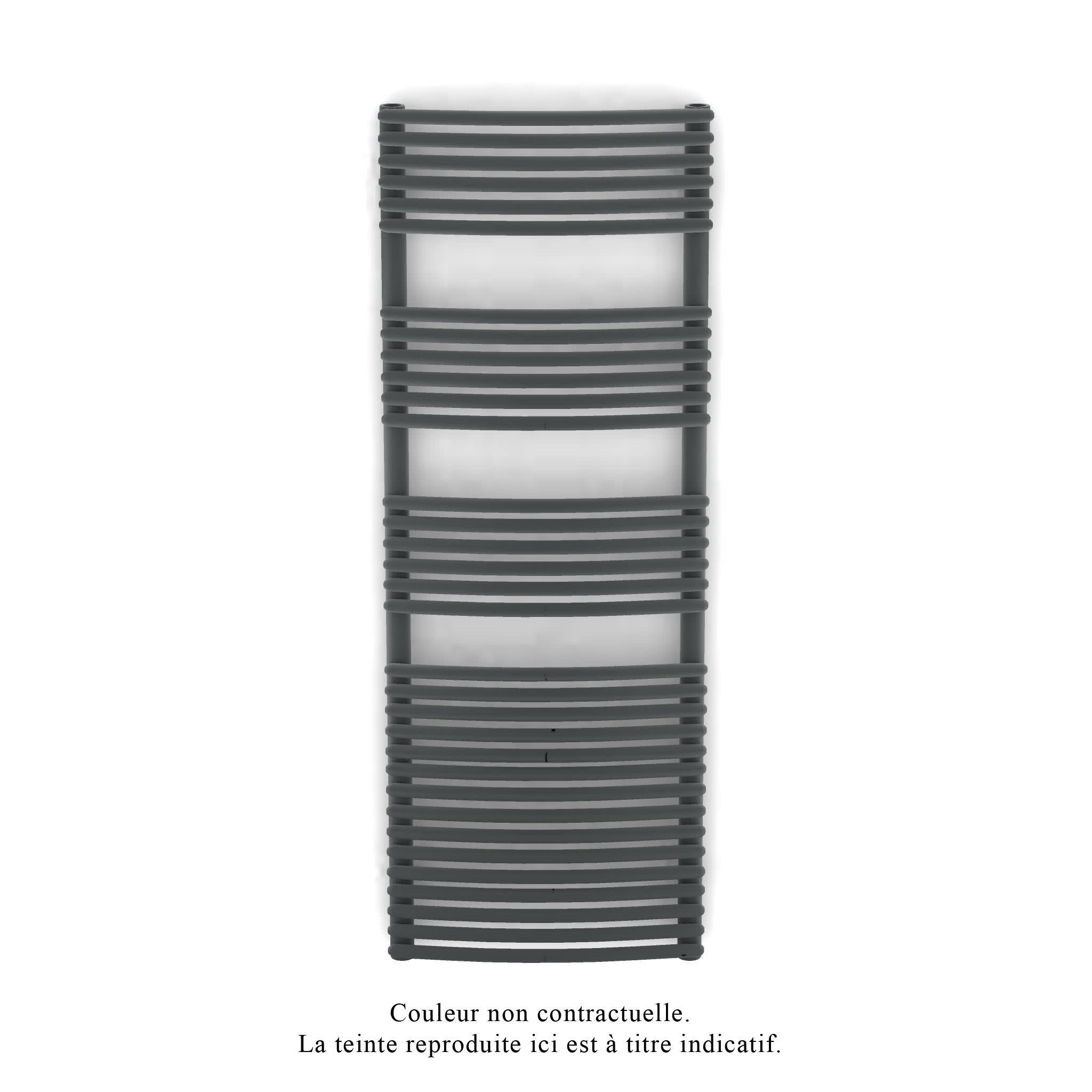 Acova - Kéva Spa EC cintré, Black Matt 0557, 708W, H 1355 mm / L 500 mm