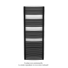 Acova - Kéva Spa EC cintré, Jet Black 9005, 708W, H 1355 mm / L 500 mm