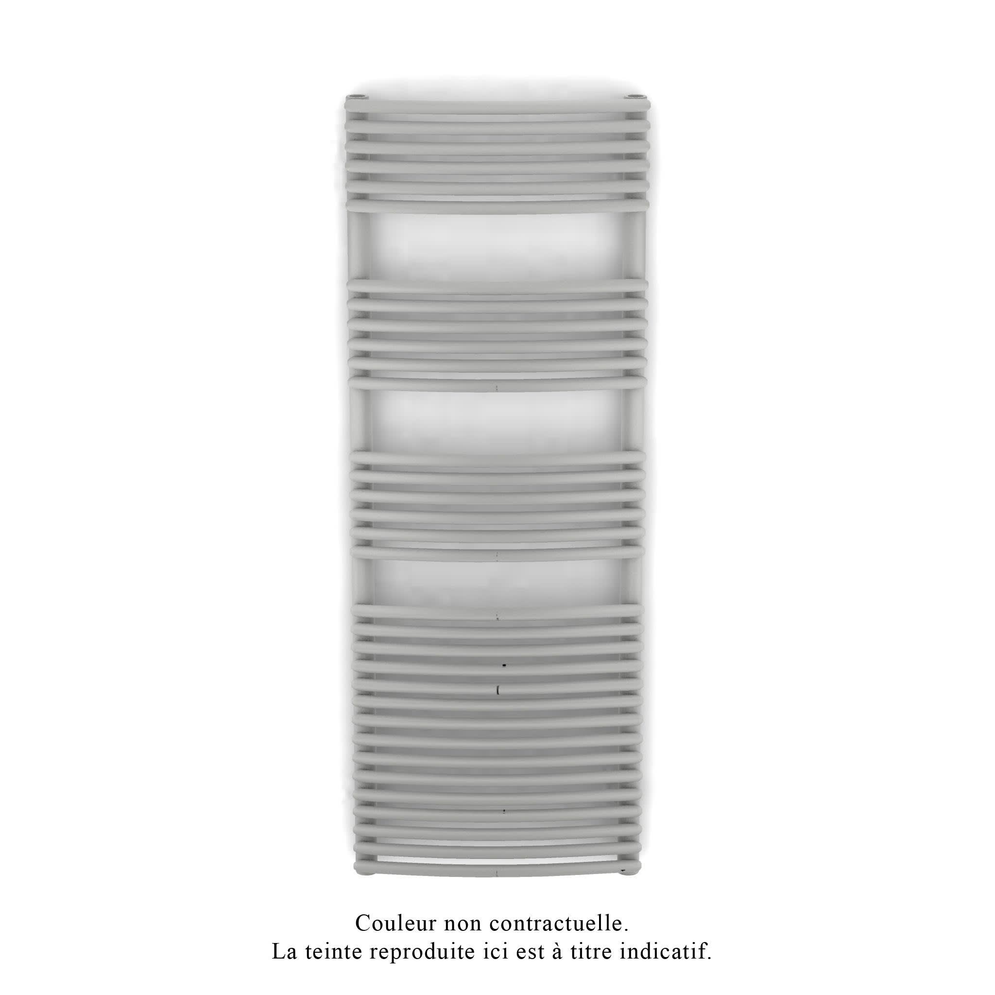 Acova - Kéva Spa EC cintré, White Aluminium 9006, 708W, H 1355 mm / L 500 mm