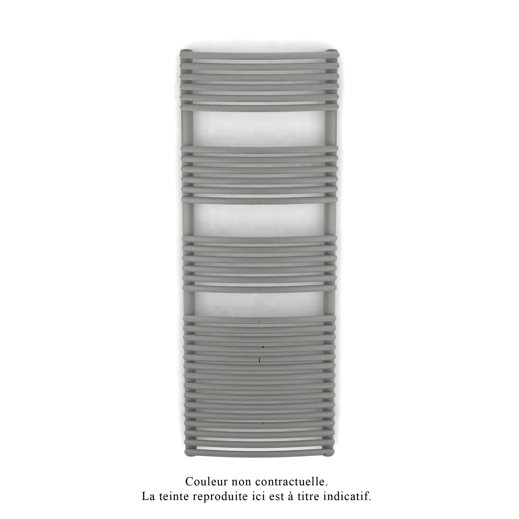 Acova - Kéva Spa EC cintré, Grey Aluminium 9007, 708W, H 1355 mm / L 500 mm