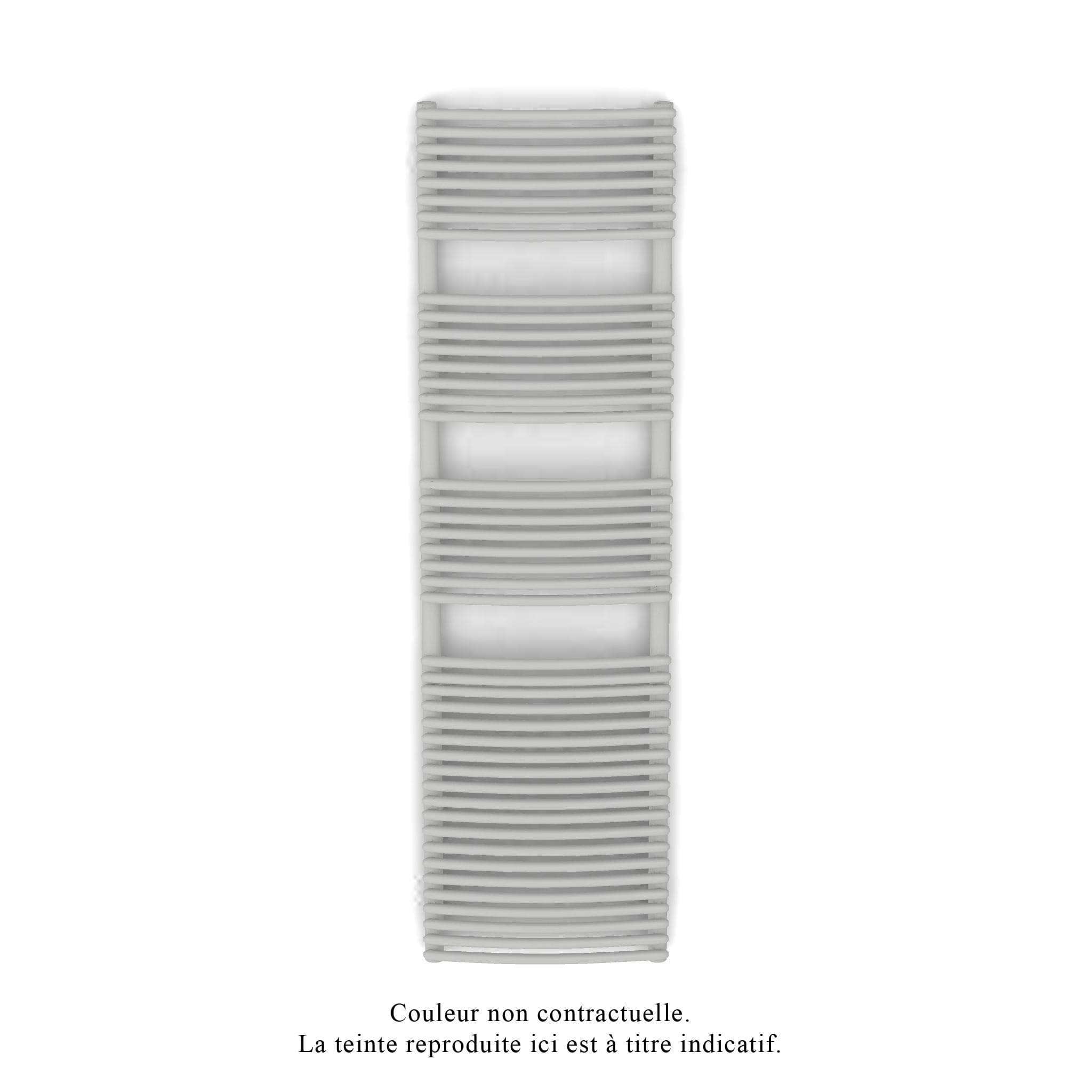 Acova - Kéva Spa EC cintré, Light Grey 0262, 950W, H 1751 mm / L 500 mm