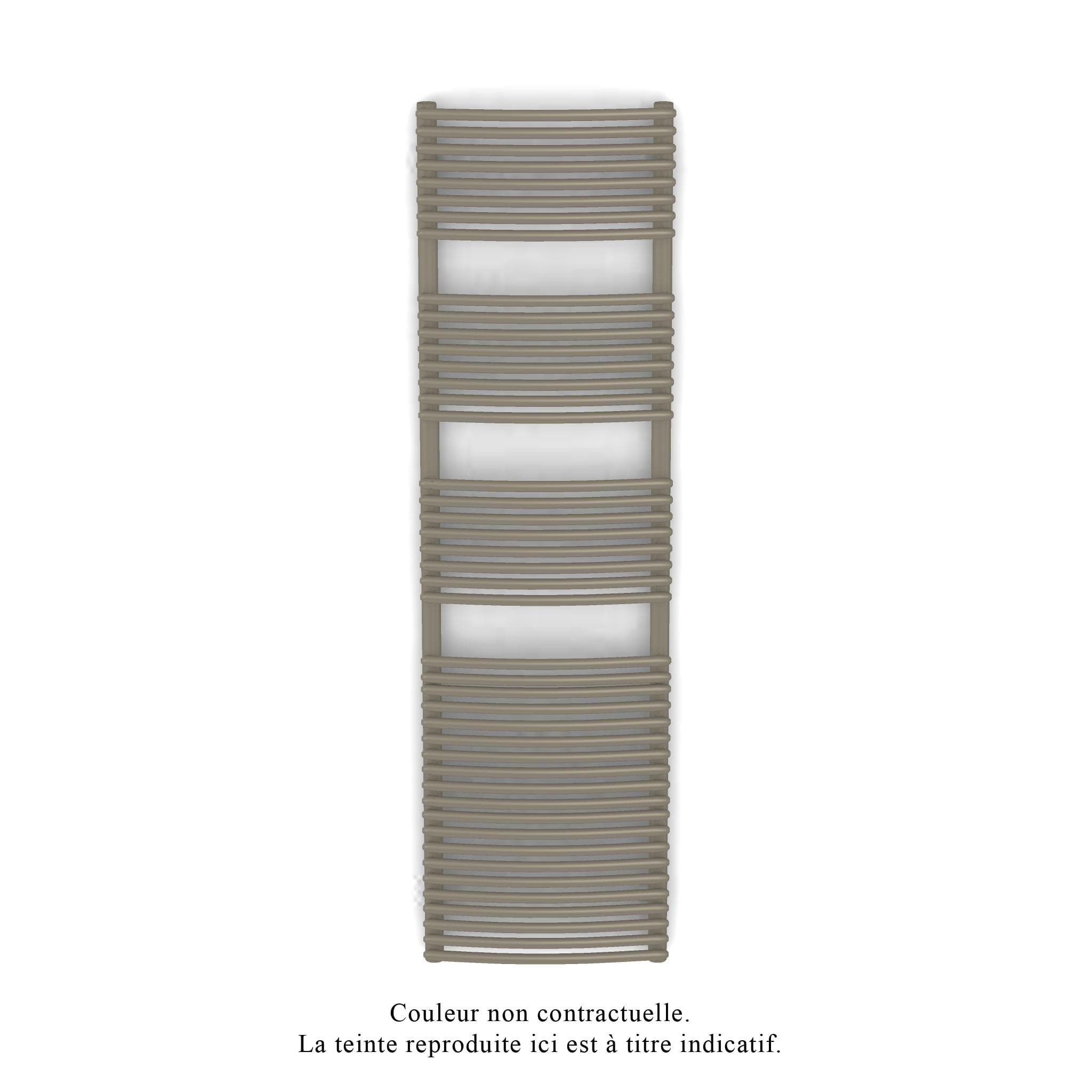 Acova - Kéva Spa EC cintré, Concrete Grey 0265, 950W, H 1751 mm / L 500 mm