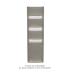 Acova - Kéva Spa EC cintré, Concrete Grey 0265, 950W, H 1751 mm / L 500 mm