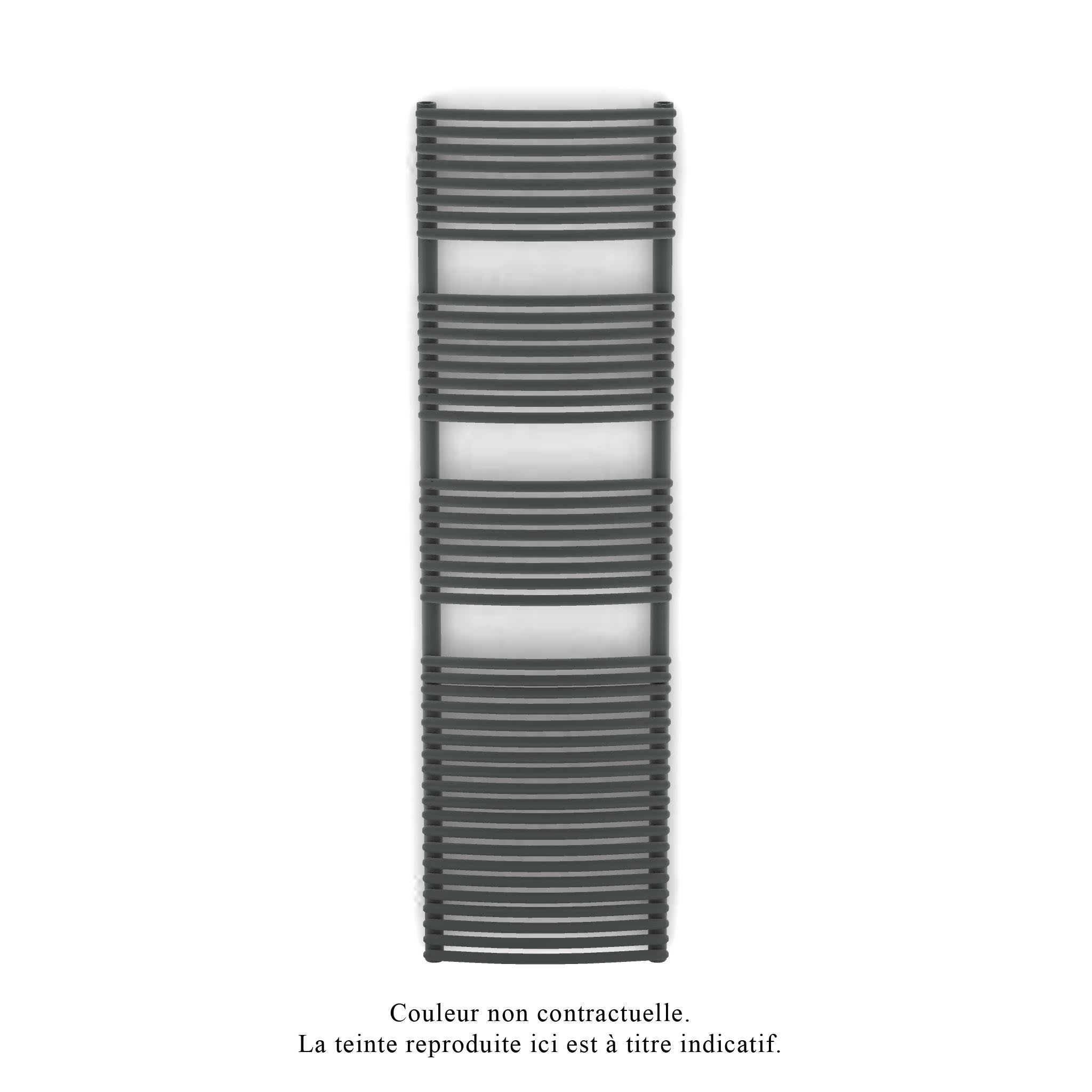 Acova - Kéva Spa EC cintré, Black Matt 0557, 950W, H 1751 mm / L 500 mm