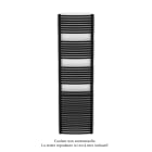 Acova - Kéva Spa EC cintré, Jet Black 9005, 950W, H 1751 mm / L 500 mm