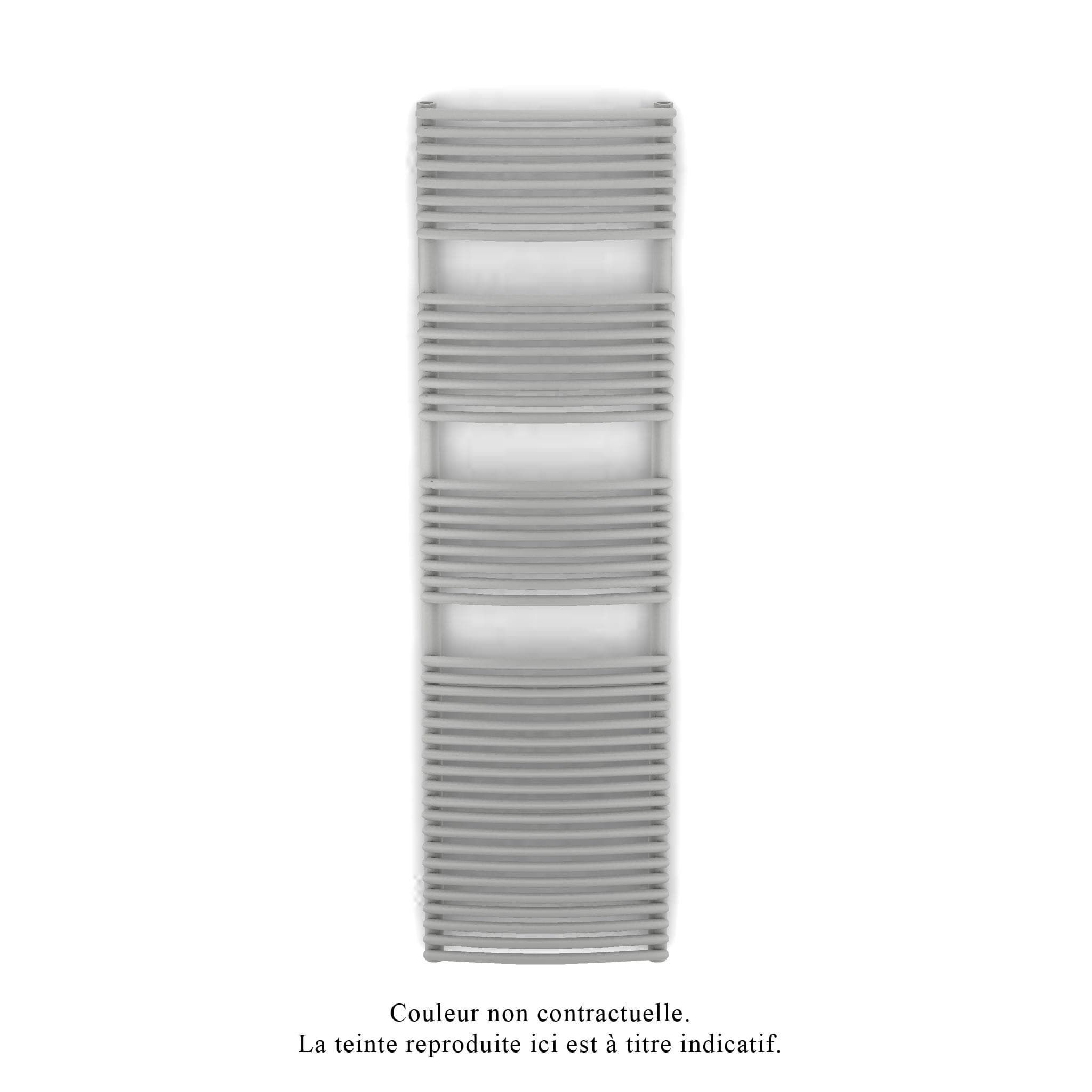 Acova - Kéva Spa EC cintré, White Aluminium 9006, 950W, H 1751 mm / L 500 mm