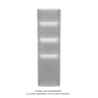 Acova - Kéva Spa EC cintré, White Aluminium 9006, 950W, H 1751 mm / L 500 mm