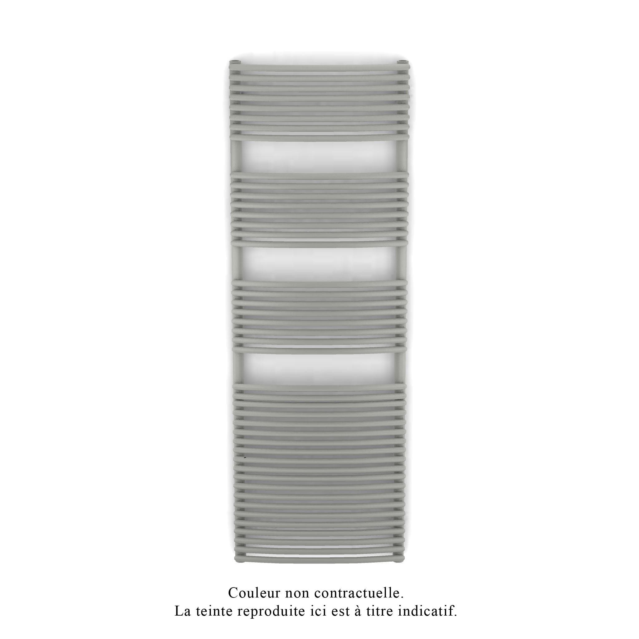 Acova - Kéva Spa EC cintré, Inox Look 0332, 1133W, H 1751 mm / L 600 mm