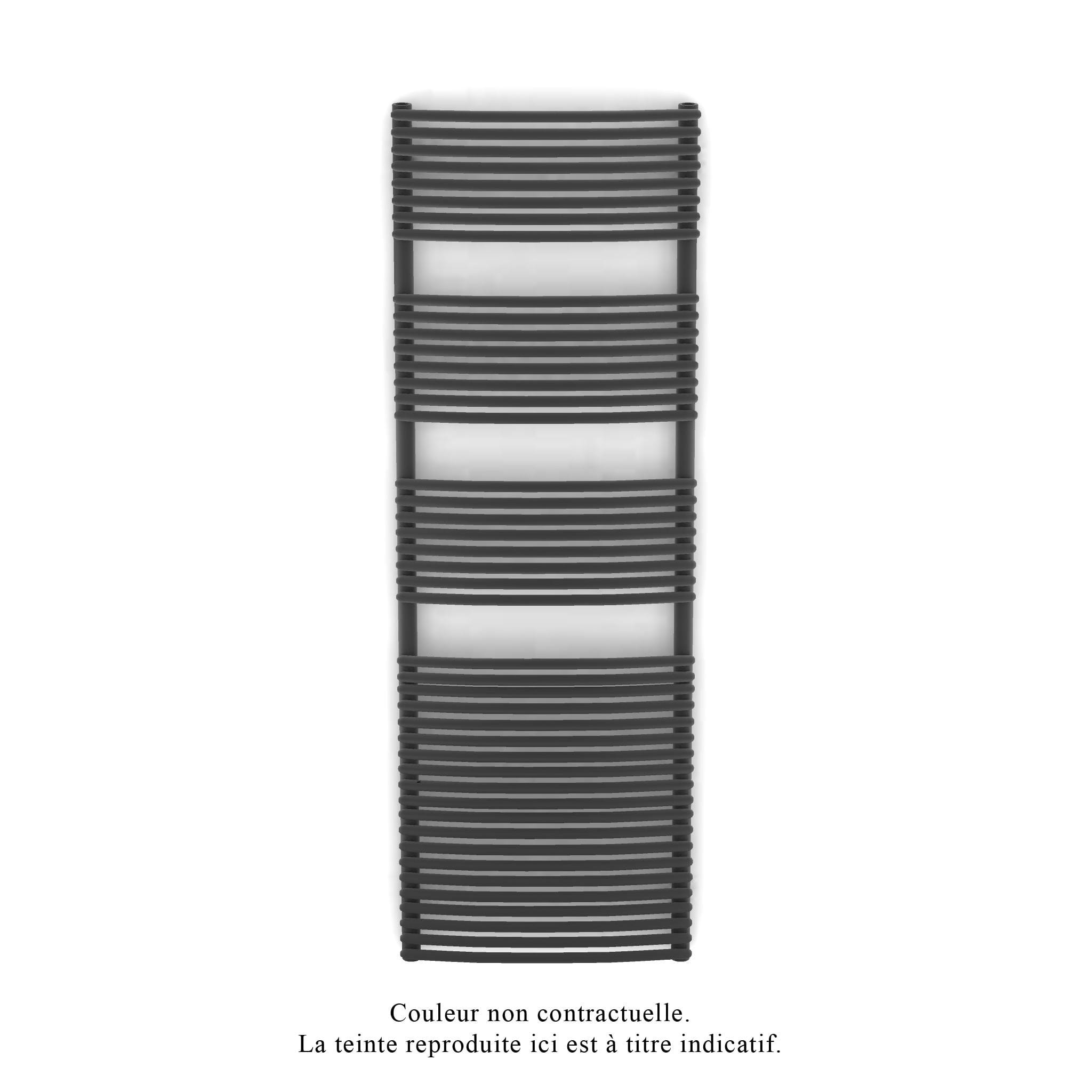 Acova - Kéva Spa EC cintré, Anthracite Grey 7016, 1133W, H 1751 mm / L 600 mm