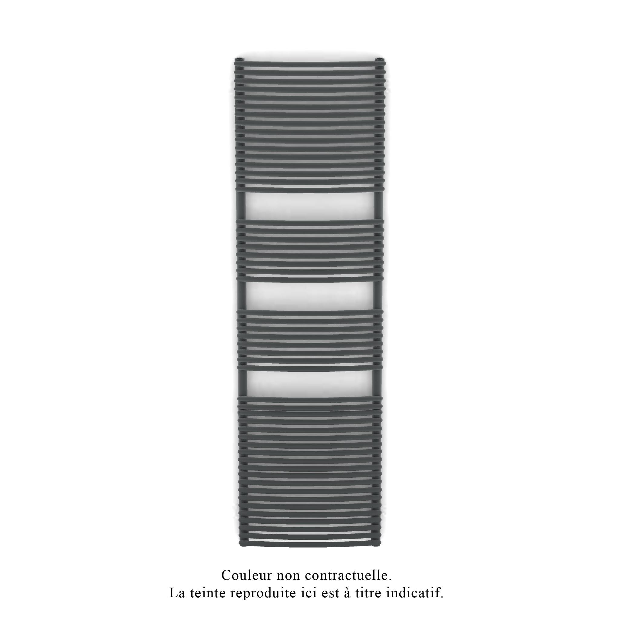 Acova - Kéva Spa EC cintré, Black Matt 0557, 1315W, H 2015 mm / L 600 mm