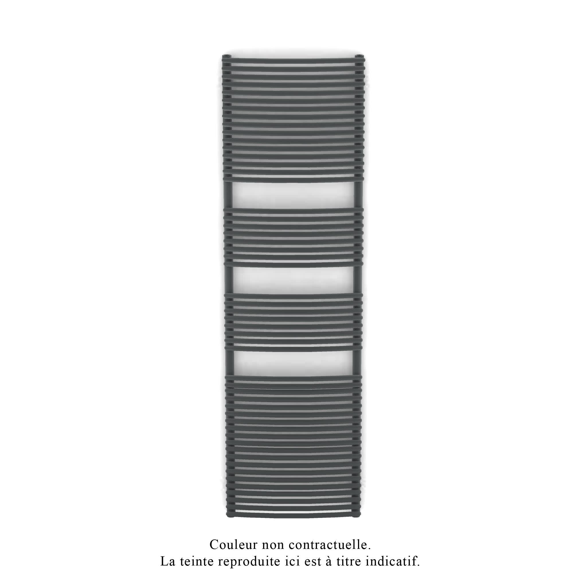 Acova - Kéva Spa EC cintré, Black Matt 0557, 1315W, H 2015 mm / L 600 mm