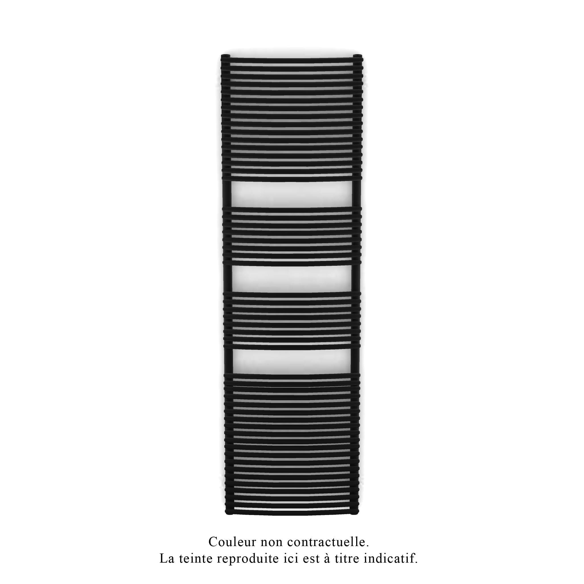 Acova - Kéva Spa EC cintré, Jet Black 9005, 1315W, H 2015 mm / L 600 mm