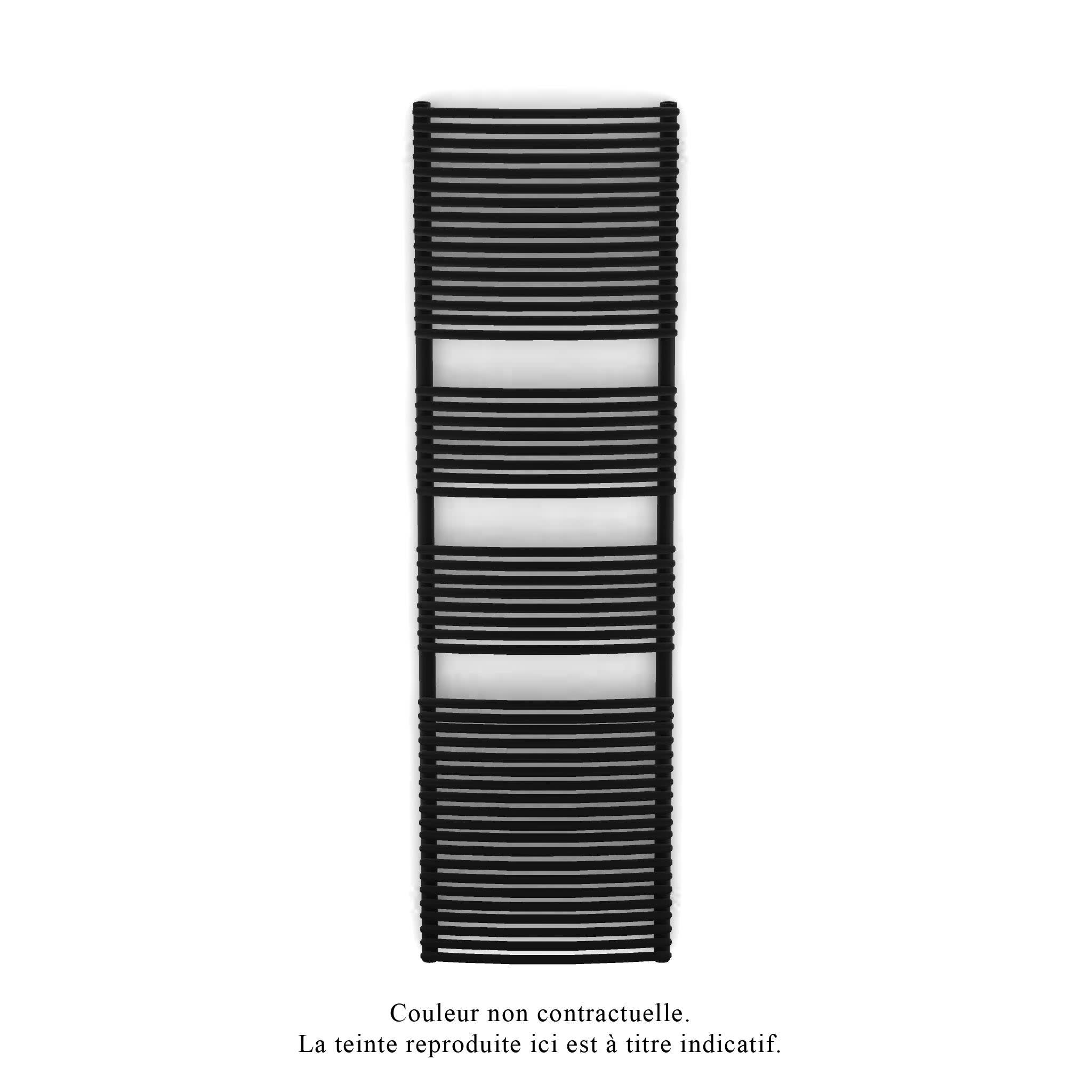 Acova - Kéva Spa EC cintré, Jet Black 9005, 1315W, H 2015 mm / L 600 mm