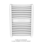 Acova - Palma Spa EC cintré, racc.centré, Blanc RAL 9016, 393W, H 746 mm / L 496 mm