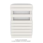 Acova - Fassane Spa Symétrique EC, 2 patères, Light Beige, 411W, H815mm / L500mm
