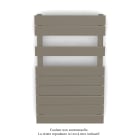 Acova - Fassane Spa Symétrique EC, 2 patères, Concrete Grey, 411W, H815mm / L500mm