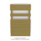 Acova - Fassane Spa Symétrique EC, 2 patères, BeacHGold, 411W, H815mm / L500mm