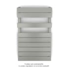 Acova - Fassane Spa Symétrique EC, 2 patères, Inox Look, 411W, H815mm / L500mm