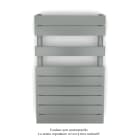 Acova - Fassane Spa Symétrique EC, 2 patères, Titane, 411W, H815mm / L500mm