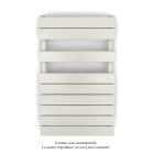 Acova - Fassane Spa Symétrique EC, 2 patères, White Quartz, 411W, H815mm / L500mm