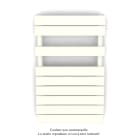 Acova - Fassane Spa Symétrique EC, 2 patères, Pure White, 411W, H815mm / L500mm