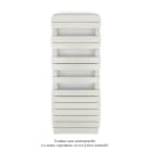 Acova - Fassane Spa Symétrique EC, 2 patères, White Quartz, 625W, H1333mm / L500mm