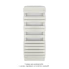 Acova - Fassane Spa Symétrique EC, 2 patères, White Quartz, 625W, H1333mm / L500mm