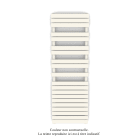 Acova - Fassane Spa Symétrique EC, 2 patères, Edelweiss m., 1019W, H1851mm / L600mm