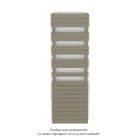 Acova - Fassane Spa Symétrique EC, 2 patères, Golden Sand, 1019W, H1851mm / L600mm