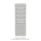 Acova - Fassane Spa Symétrique EC, 2 patères, Light Grey, 1019W, H1851mm / L600mm