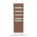 Acova - Fassane Spa Symétrique EC, 2 patères, Terracotta, 1019W, H1851mm / L600mm