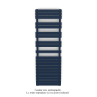 Acova - Fassane Spa Symétrique EC, 2 patères, Sapphire Blue, 1019W, H1851mm / L600mm