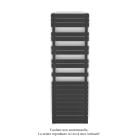 Acova - Fassane Spa Symétrique EC, 2 patères, Anthracite Grey, 1019W, H1851mm / L600mm