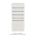 Acova - Fassane Spa Symétrique EC, 2 patères, Light Beige, 1300W, H1851mm / L800mm