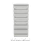Acova - Fassane Spa Symétrique EC, 2 patères, Light Grey, 1300W, H1851mm / L800mm