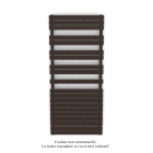 Acova - Fassane Spa Symétrique EC, 2 patères, Dark Brown, 1300W, H1851mm / L800mm